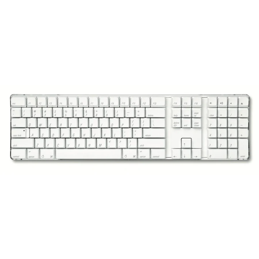 Apple Keyboard (2003) Num Pad - White - QWERTY - English (US)