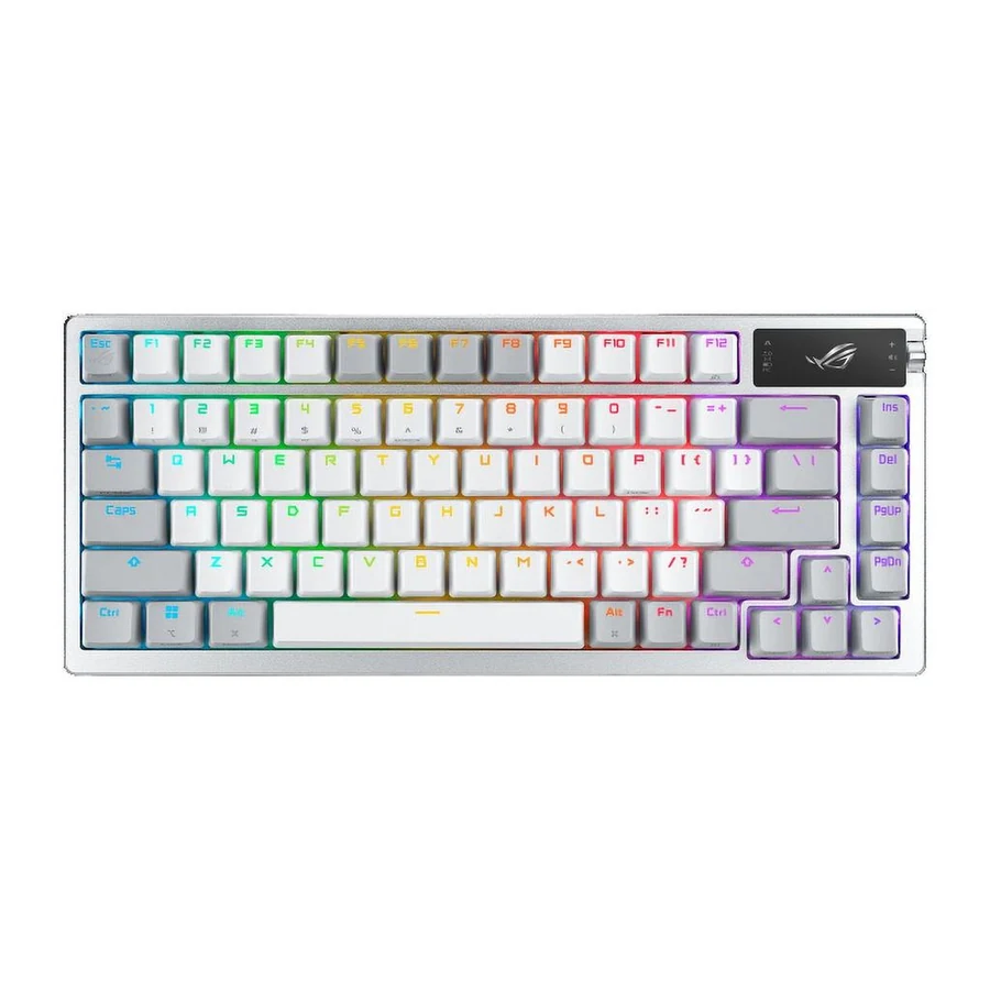 Asus Keyboard QWERTY Wireless Backlit Keyboard ROG Azoth 75