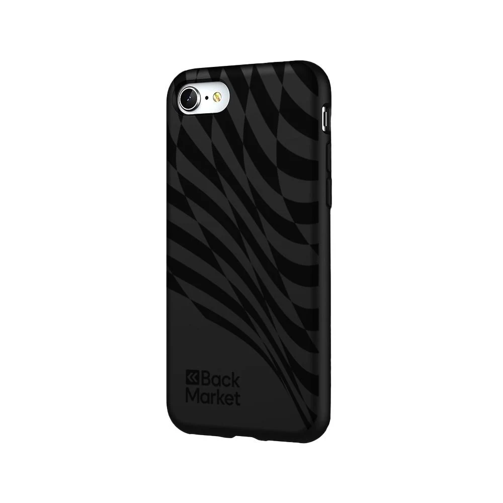 RefurbLane Case iPhone 7/8/SE 2020/2022 and protective screen - 100% Biodegradable - Black Wave · Black Wave · Image 2