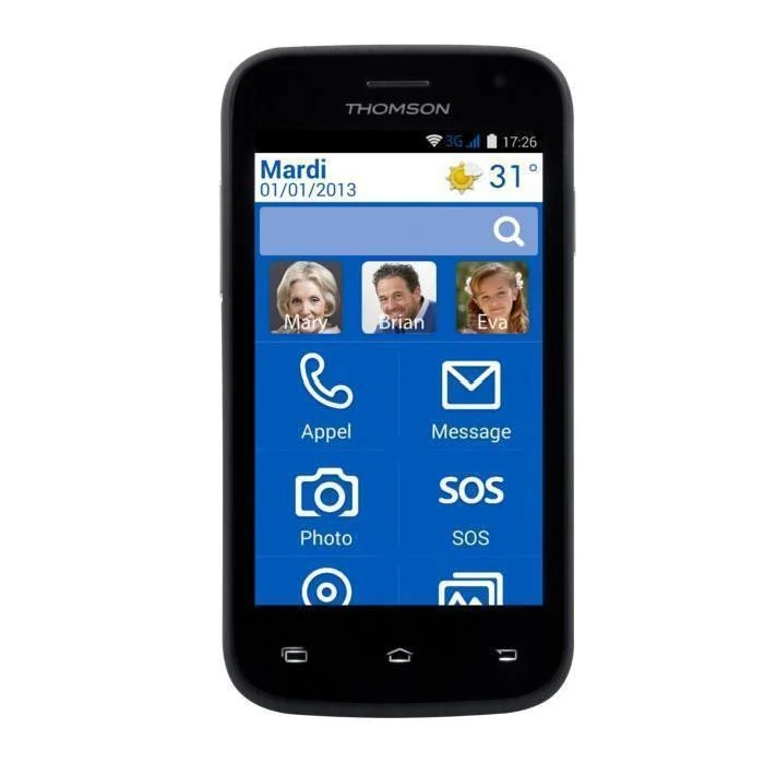 Thomson Serea 350 4GB - Black - Locked Verizon