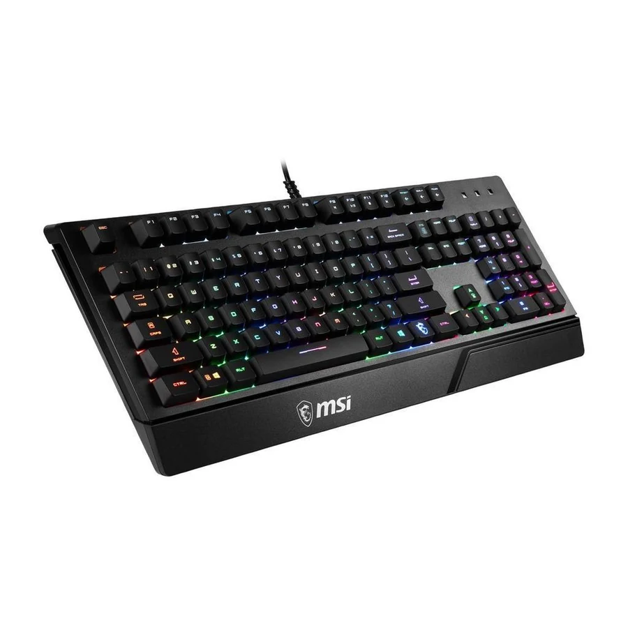 Msi Keyboard QWERTY Backlit Keyboard Vigor GK20