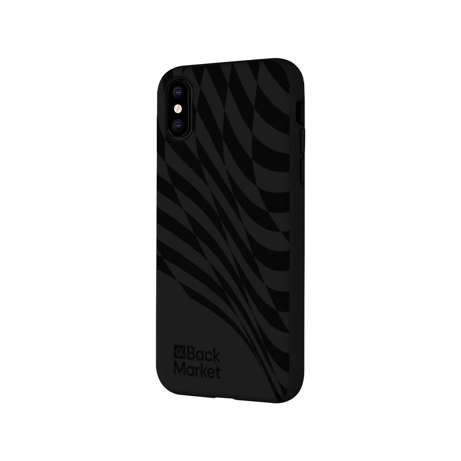 RefurbLane Case iPhone X/XS and protective screen - 100% Biodegradable - Black Wave · Black Wave · Image 2