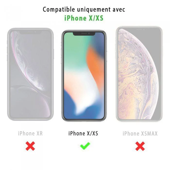 RefurbLane Case iPhone X/XS and protective screen - 100% Biodegradable - Black Wave · Black Wave · Image 3