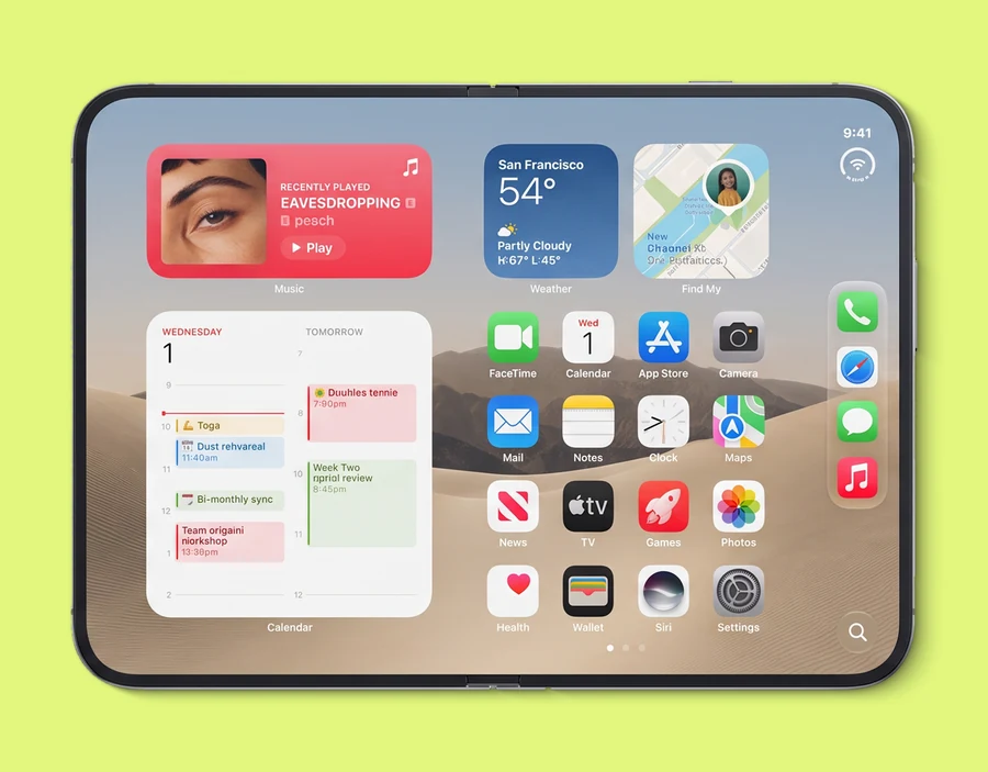The iPhone Duo’s A20 Pro chip offers performance that rivals the newest iPhone Pro models.  
