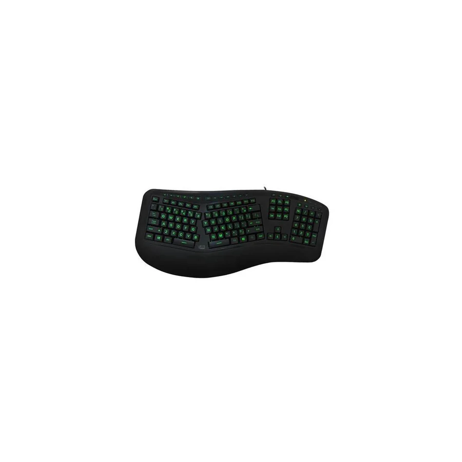 Adesso Keyboard QWERTY Wireless Backlit Keyboard AKB-150EB