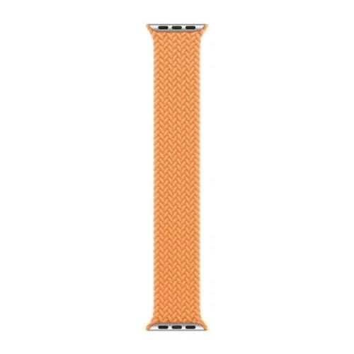 Apple Watch Braided Solo Loop 41mm - Bright Orange - Size 8