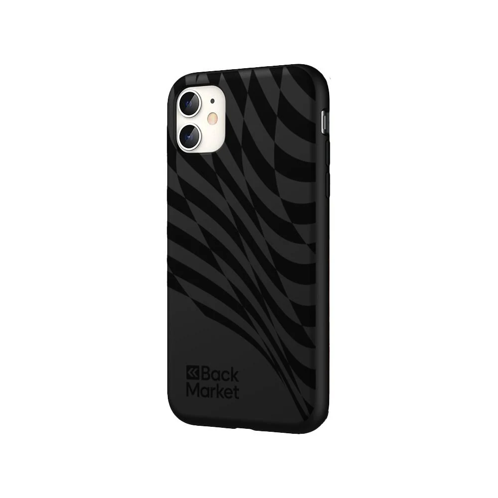 RefurbLane Case iPhone 11 and protective screen - 100% Biodegradable - Black Wave · Black Wave · Image 2