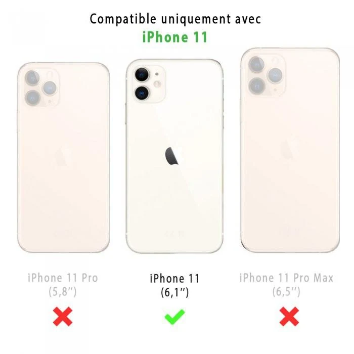 RefurbLane Case iPhone 11 and protective screen - 100% Biodegradable - Black Wave · Black Wave · Image 3