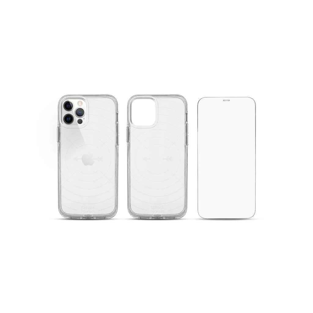 RefurbLane Case iPhone 12 / iPhone 12 Pro and protective screen - GRS 4.0 Recycled plastic - Transparent · Transparent · Image 3