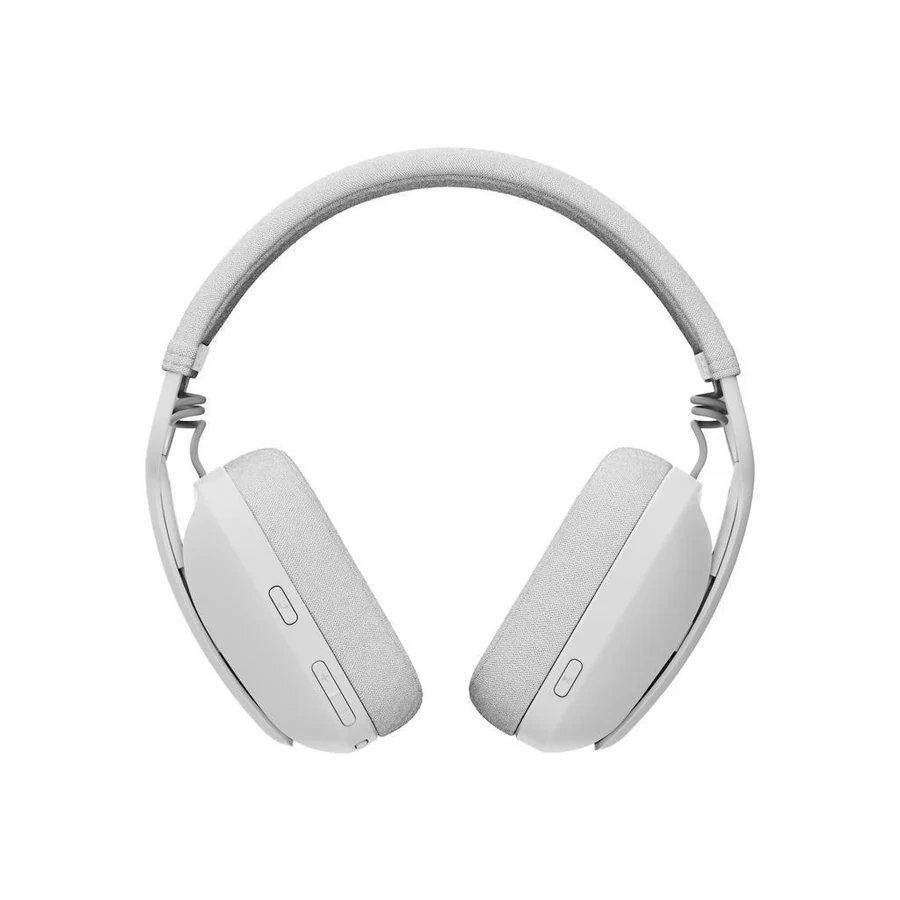 Logitech Zone Vibe 100 Noise cancelling Gaming Headphone Bluetooth with microphone - White/Gray