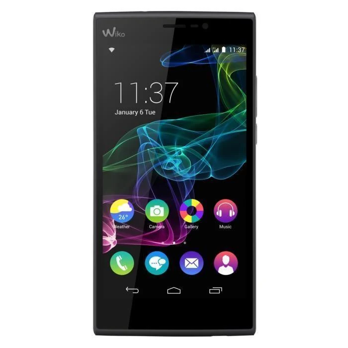 Wiko Ridge Fab 4G 16GB  - Black - Locked AT&T