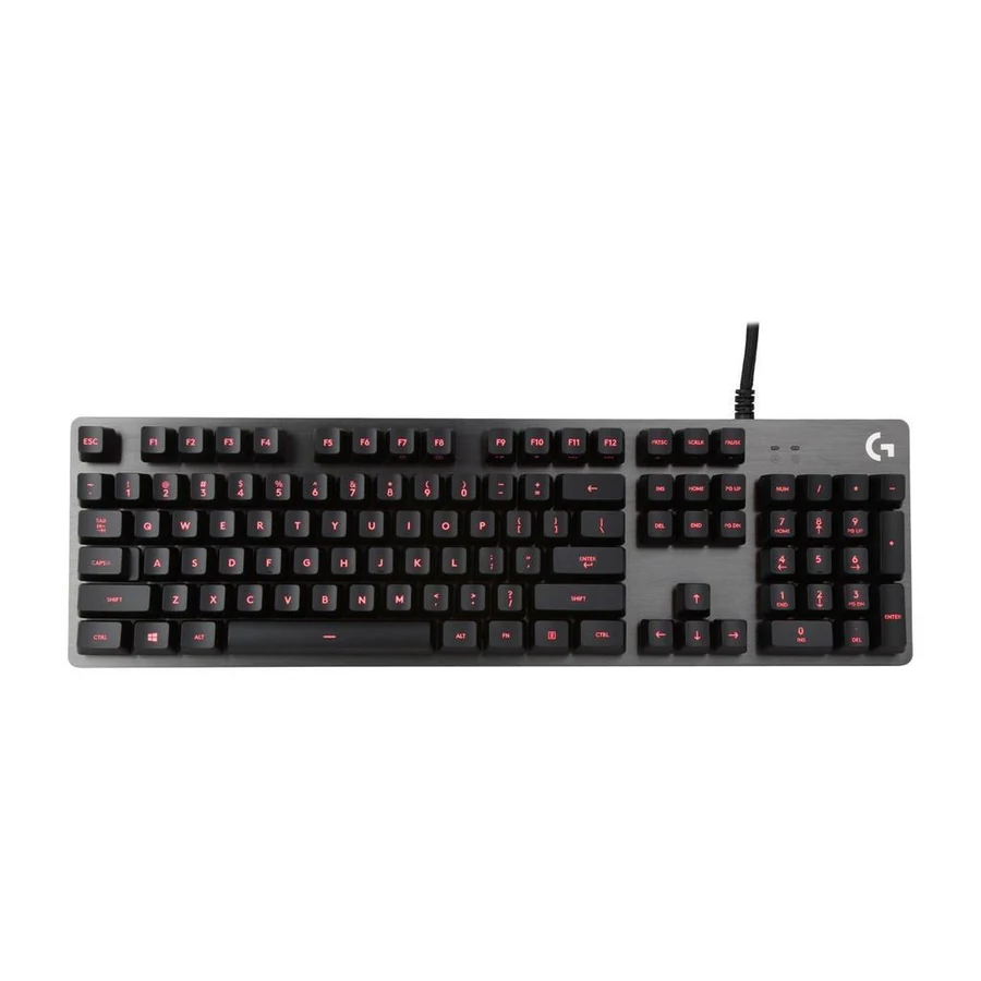 Logitech Keyboard QWERTY Backlit Keyboard G413