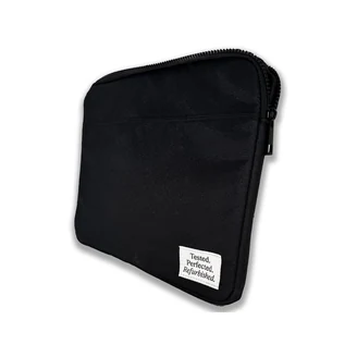 RefurbLane Sleeve 12/13/14-inch - Soft Polyester Fleece / 100% Recycled Nylon - Black · Black · Image 4