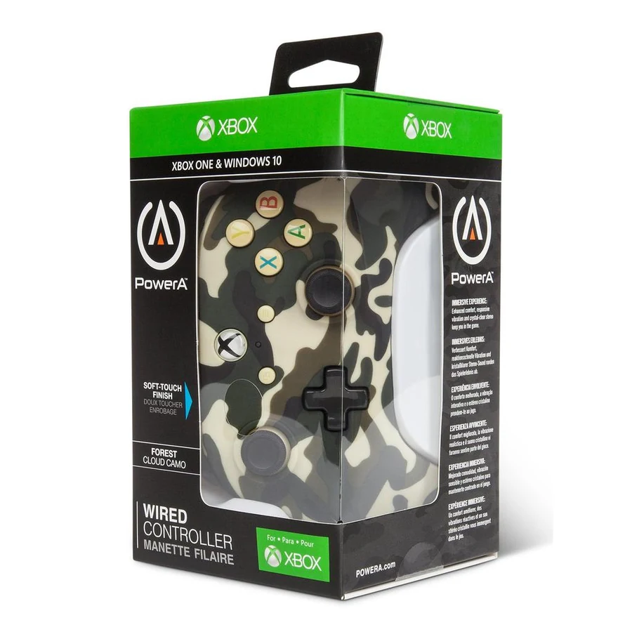 Powera Xbox One Controller Forest Cloud Camo