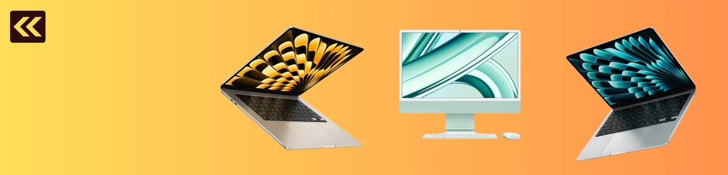 2 Macbooks and an iMac