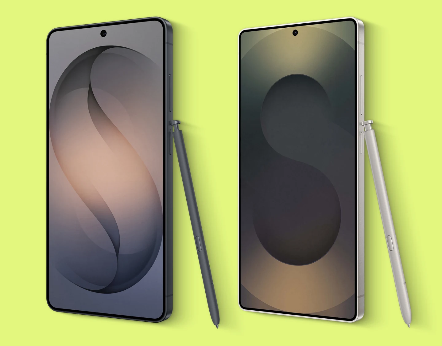 The Galaxy S26 Ultra and Galaxy S25 Ultra side by side.