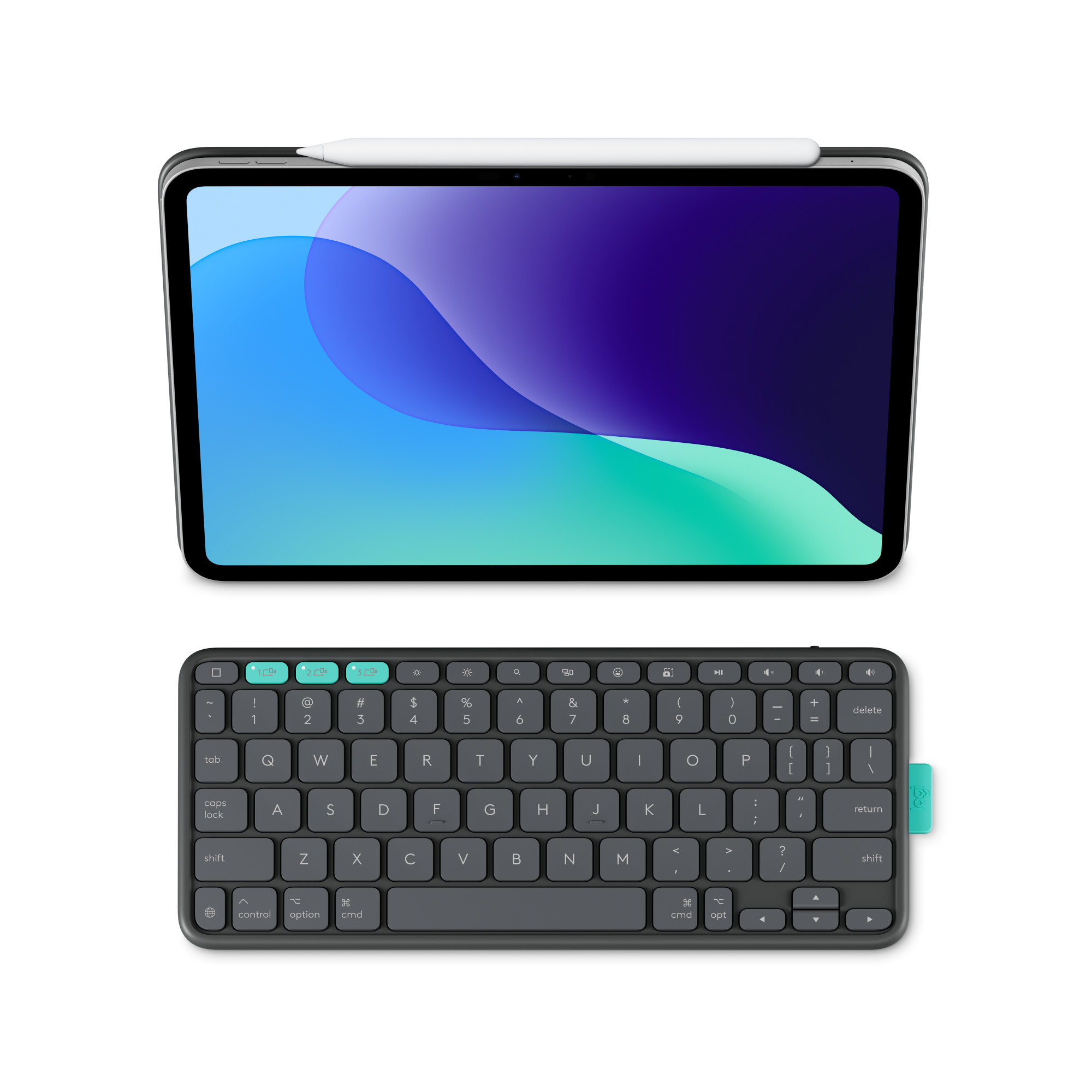 Logitech Flip Folio Keyboard Case for 11‑inch iPad Air and iPad Pro - US English