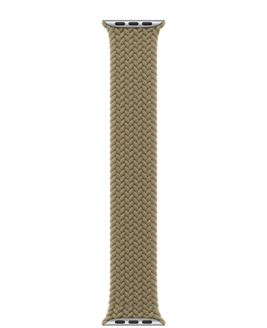42mm Olive Braided Solo Loop - Size 7