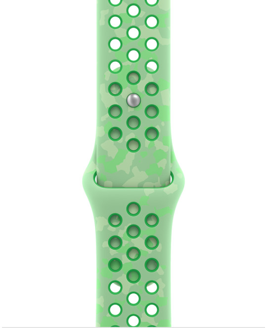 46mm Green Spark Nike Sport Band - S/M