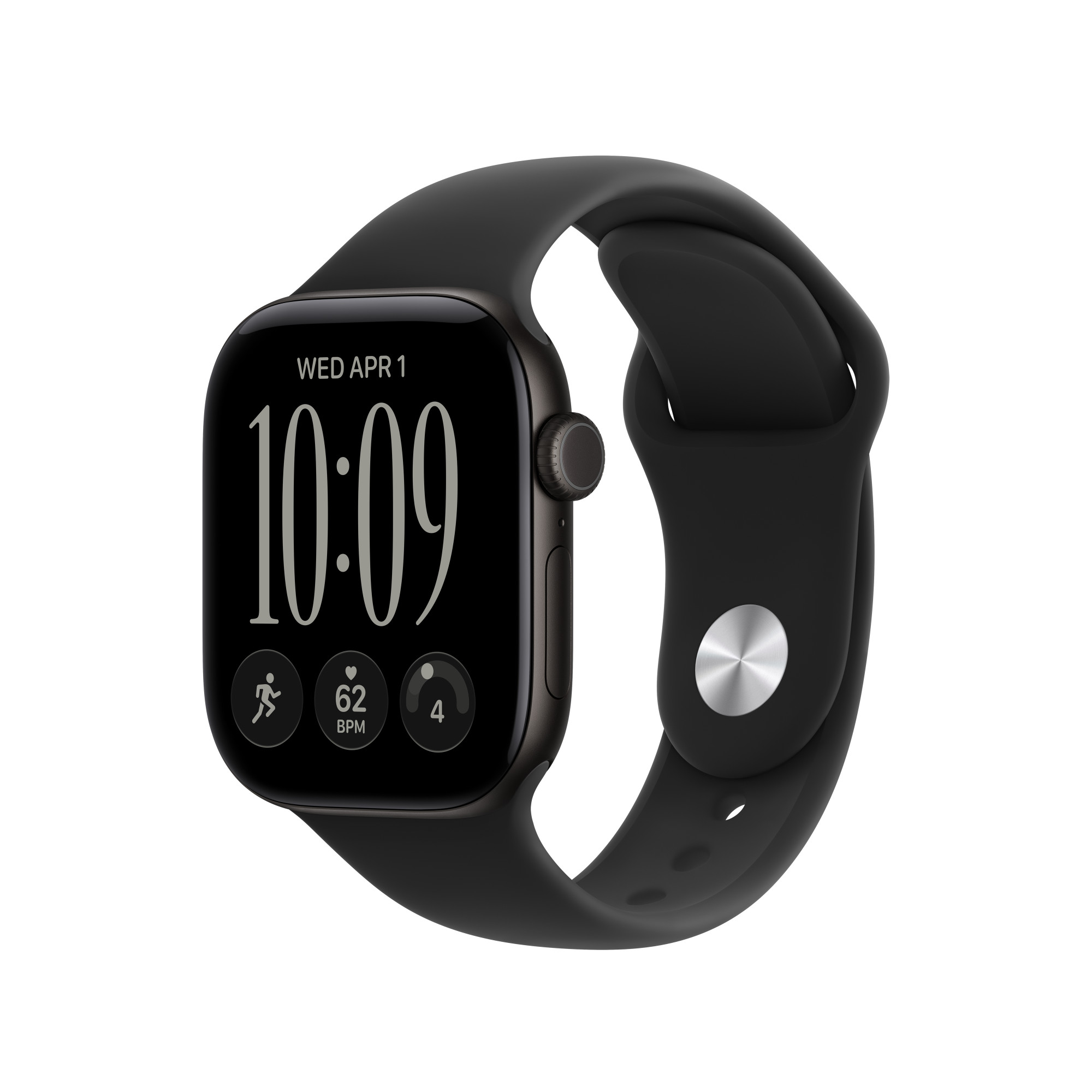 Apple 42mm Sport Band · Black · Image 2