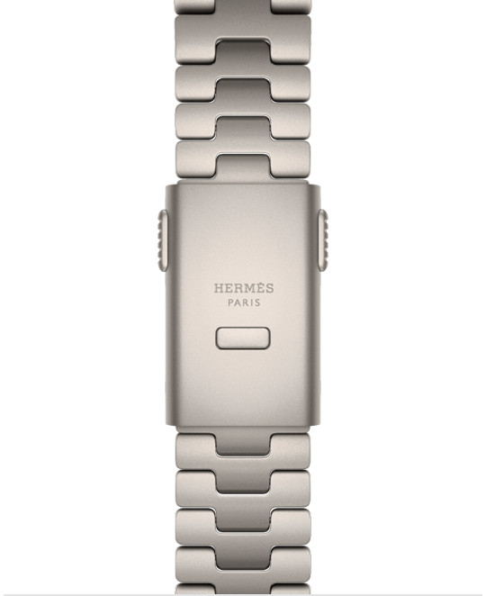 Apple Watch Hermès - 49mm Gris Titane Grand H Titane - Large