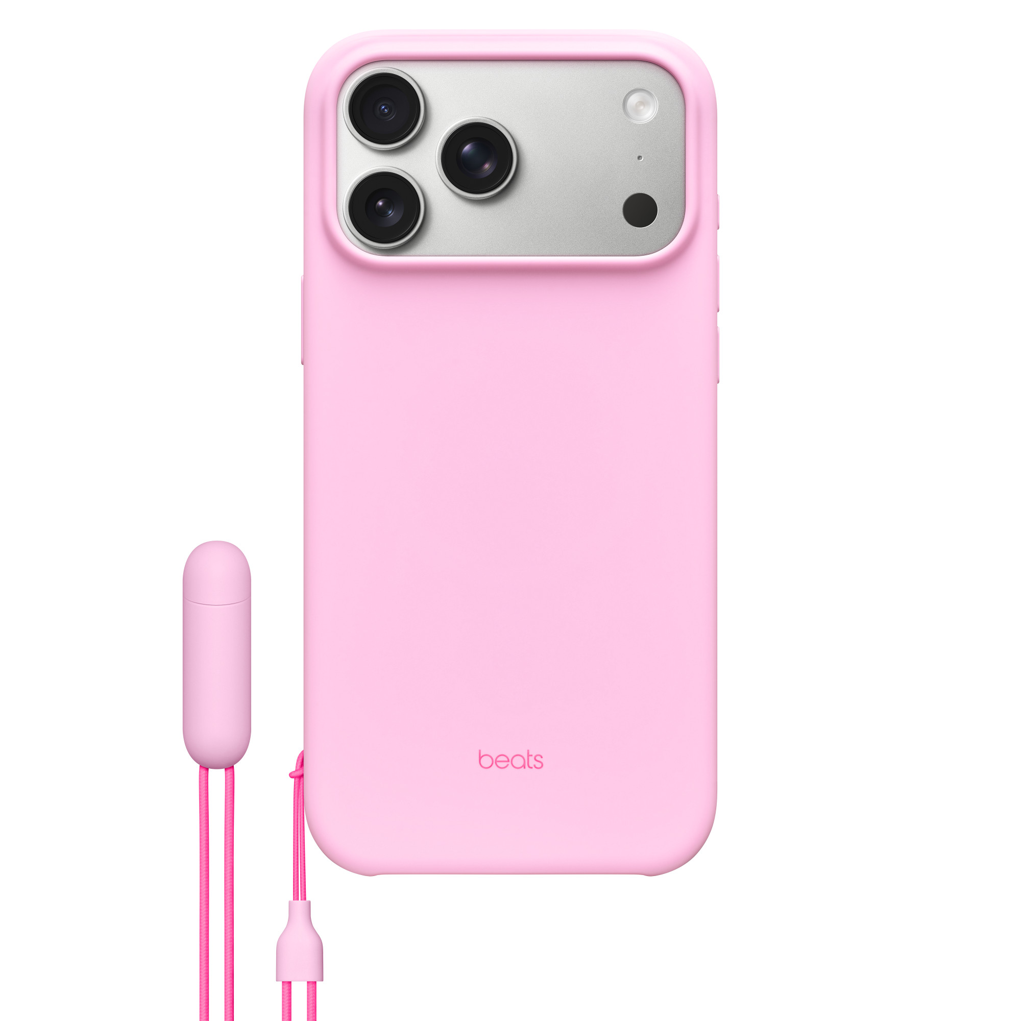 Beats iPhone 17 Pro Max Kickstand Case with MagSafe and Camera Control – Pebble Pink