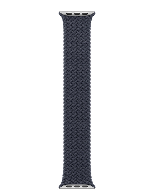46mm Navy Blue Braided Solo Loop - Size 0