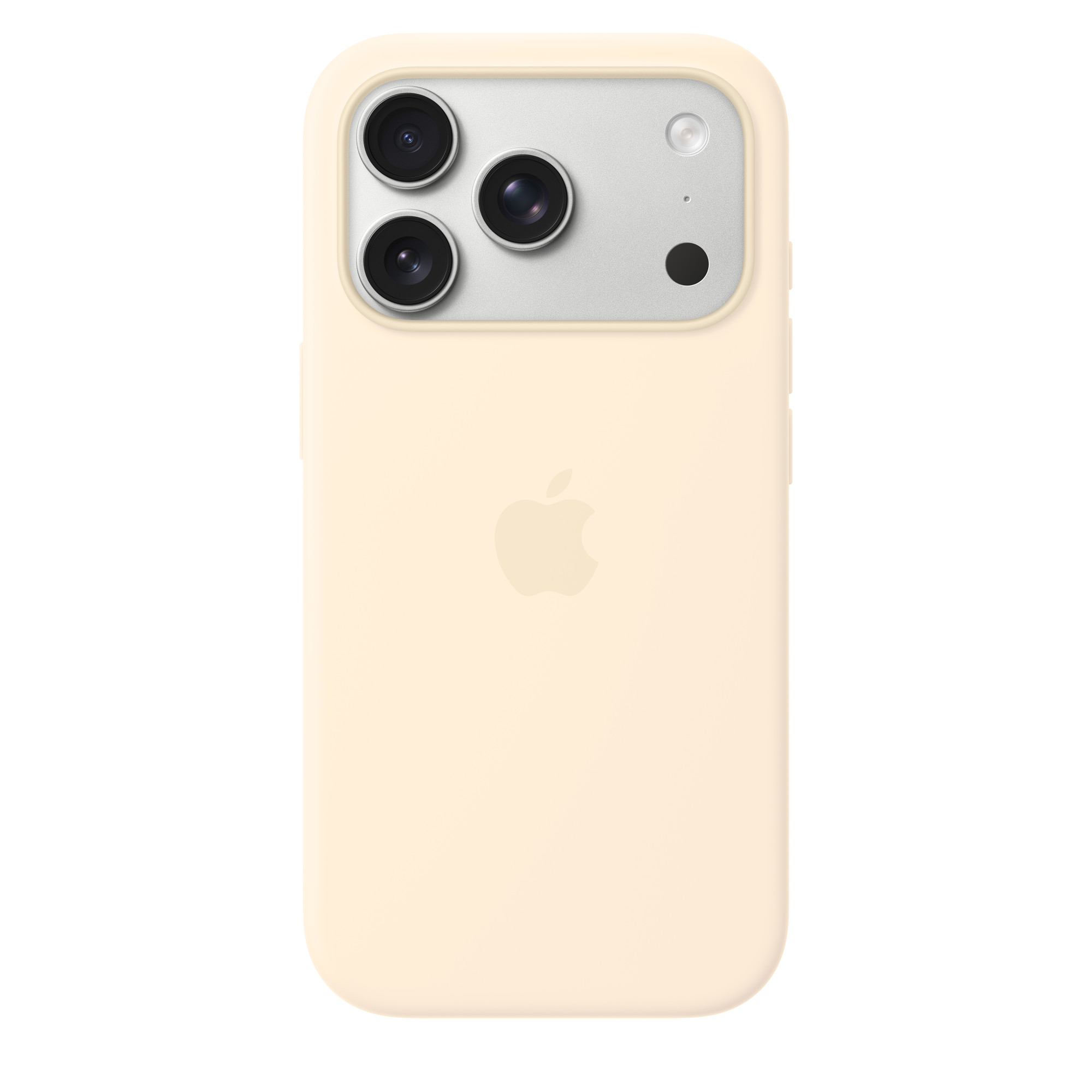 iPhone 17 Pro Silicone Case with MagSafe – Vanilla
