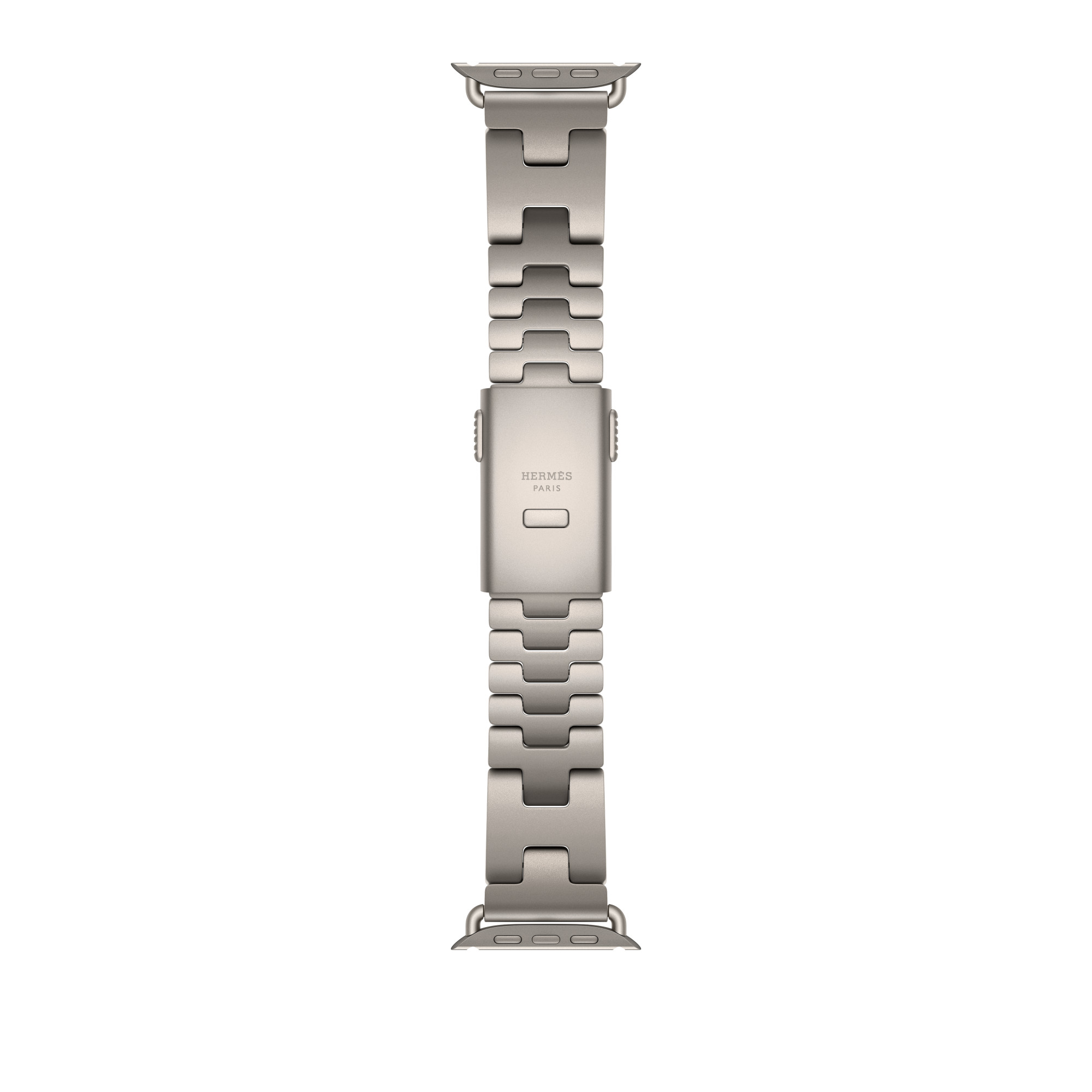 Apple Watch Hermès - 49mm Gris Titane Grand H Titane - Small