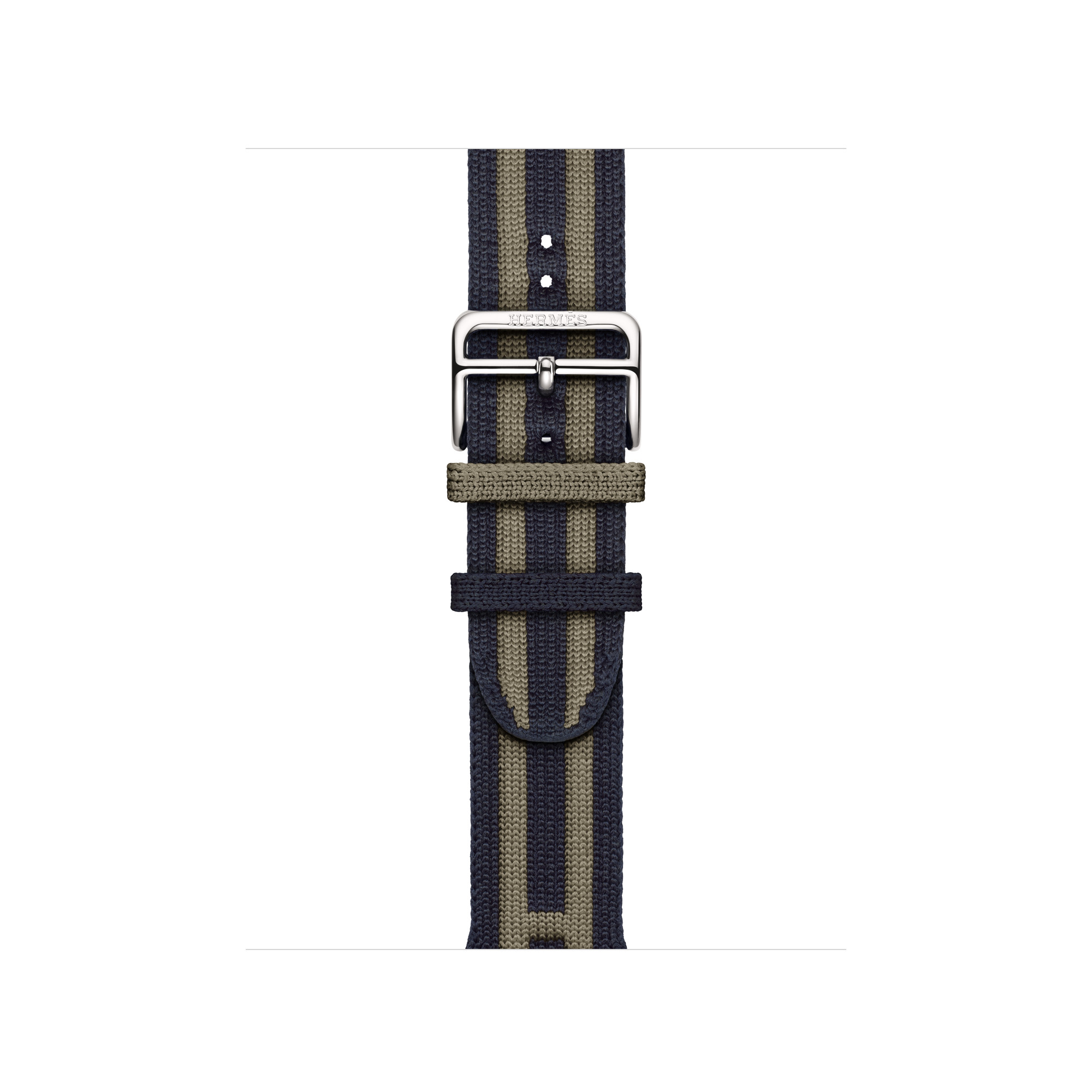 Apple Watch Hermès - 42mm Bleu Nuit/Gris Titane Rocabar Club