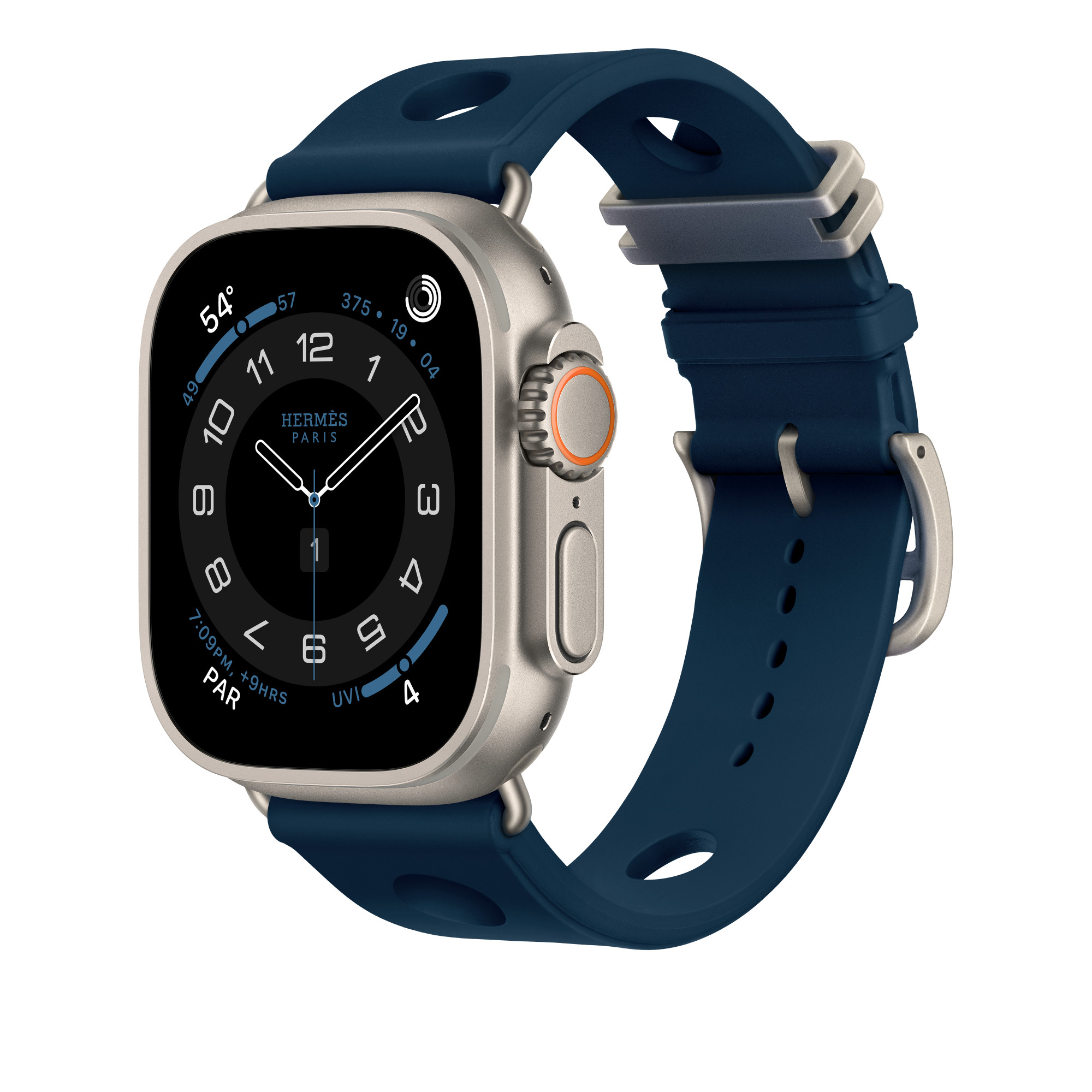 Apple Watch Hermès 49mm Scub'H Diving · Bleu De Malte · Image 2