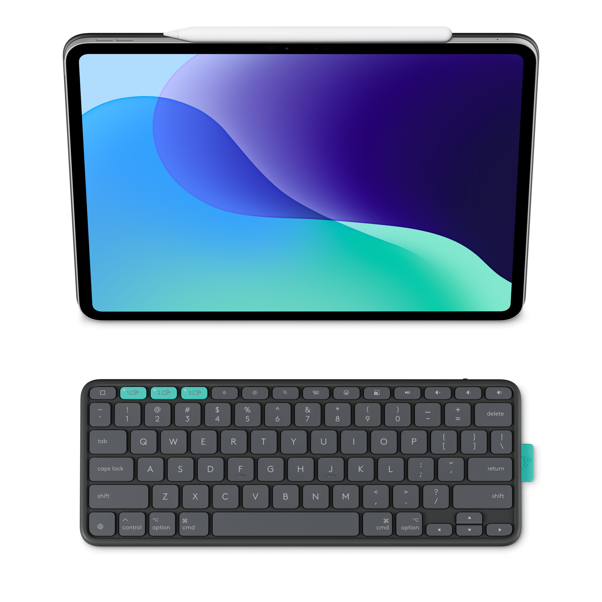 Logitech Flip Folio Keyboard Case for 13‑inch iPad Air and iPad Pro - US English