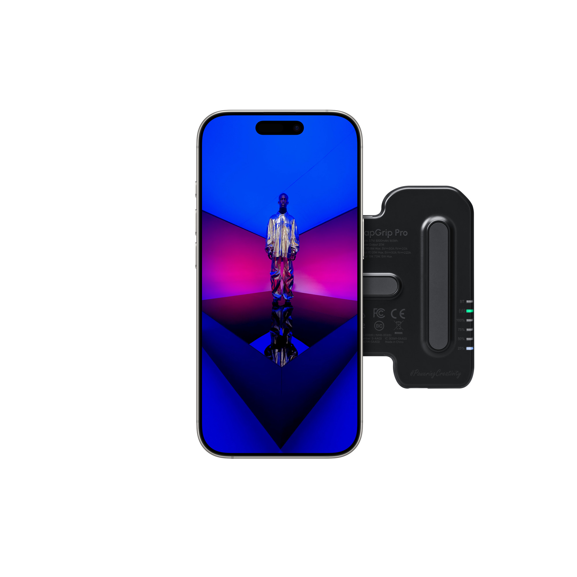 ShiftCam SnapGrip Pro with Next Generation Powerbank
