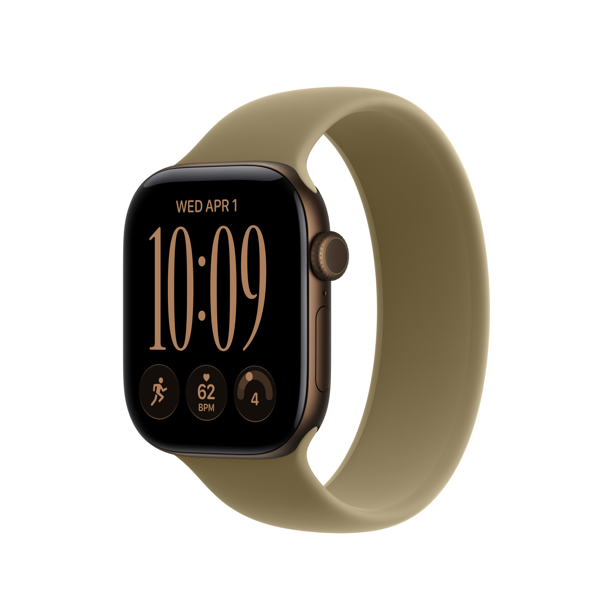 42mm Olive Solo Loop - Size 5