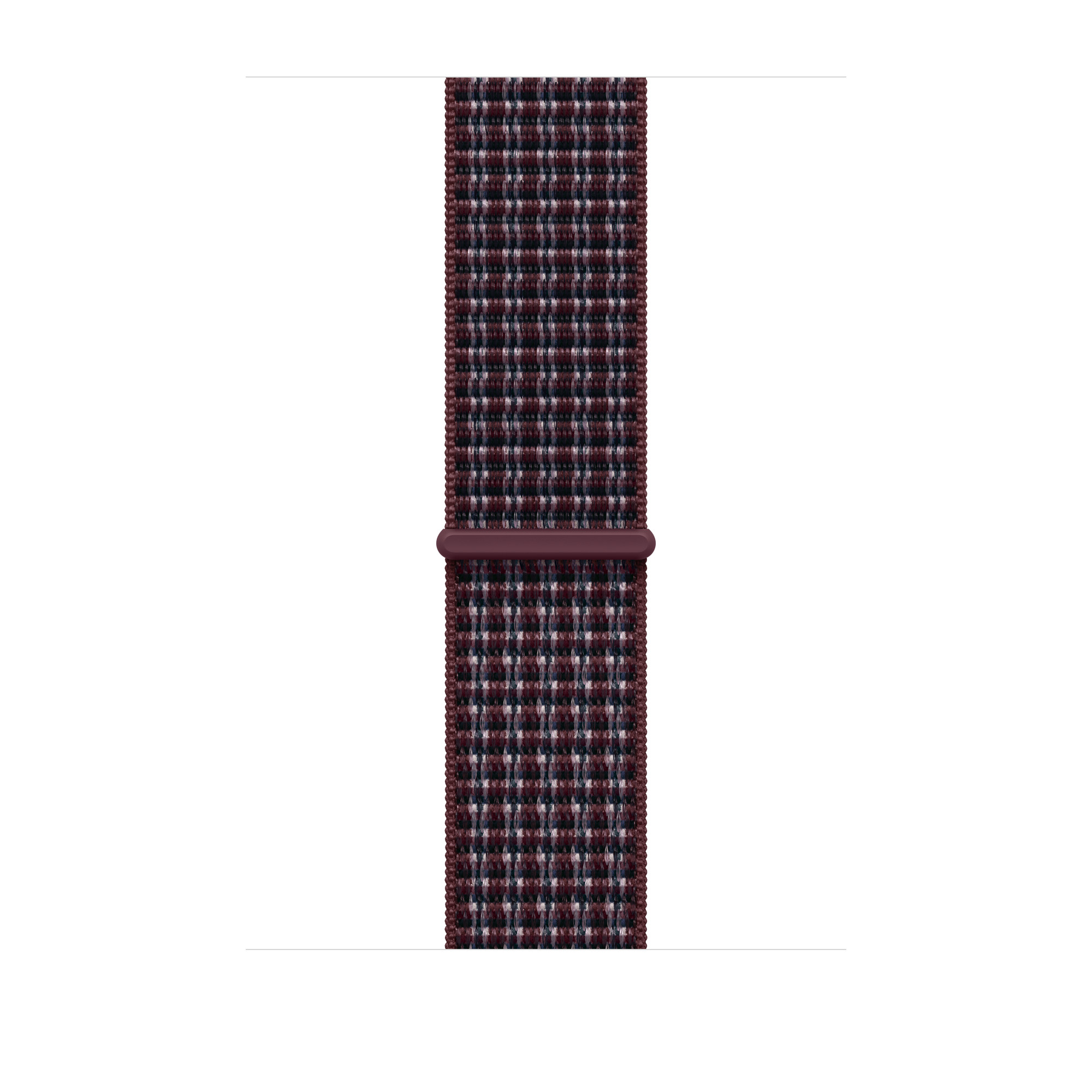 46mm Burgundy Plaid Sport Loop
