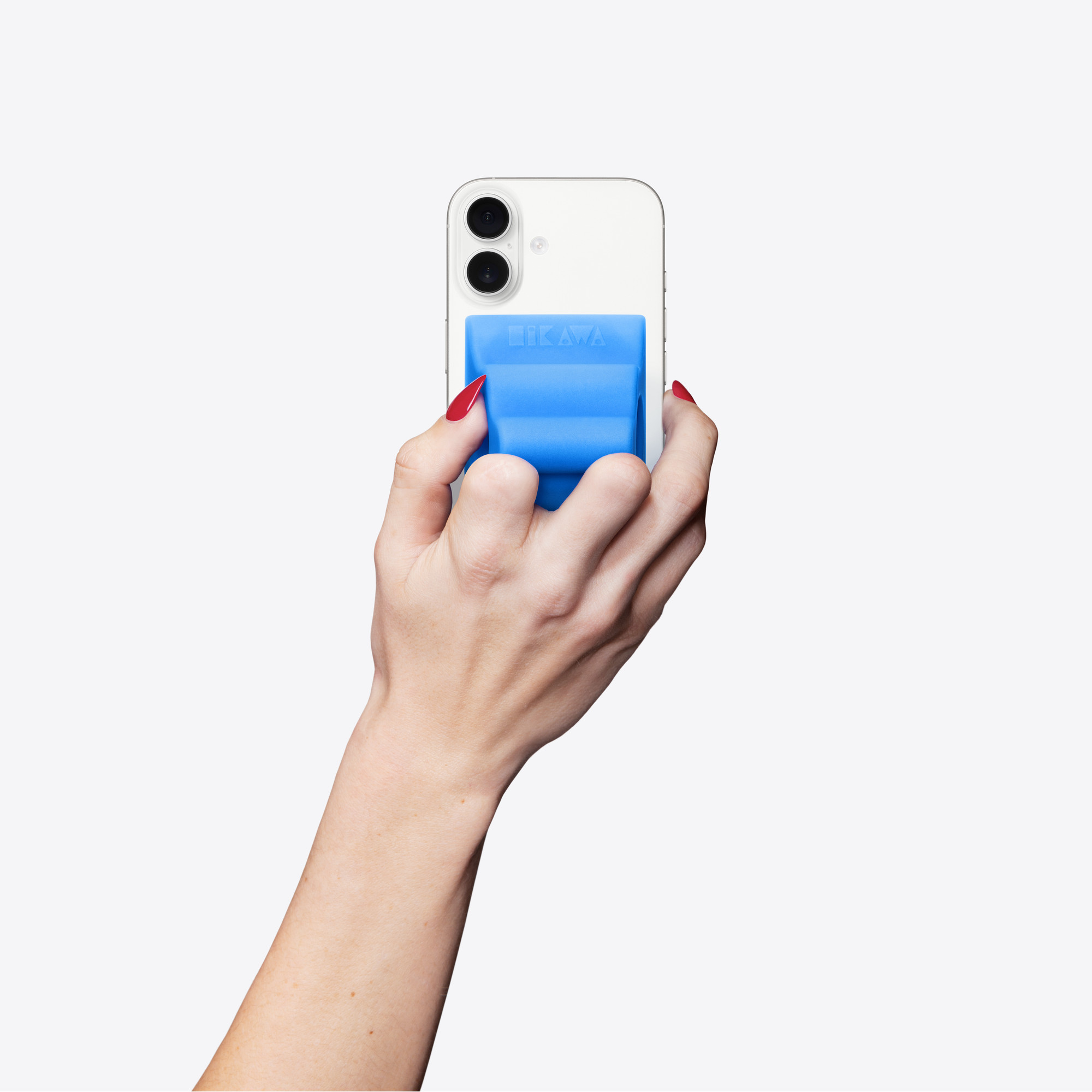 Hikawa Grip & Stand for iPhone (MagSafe Compatible) - Glow Blue