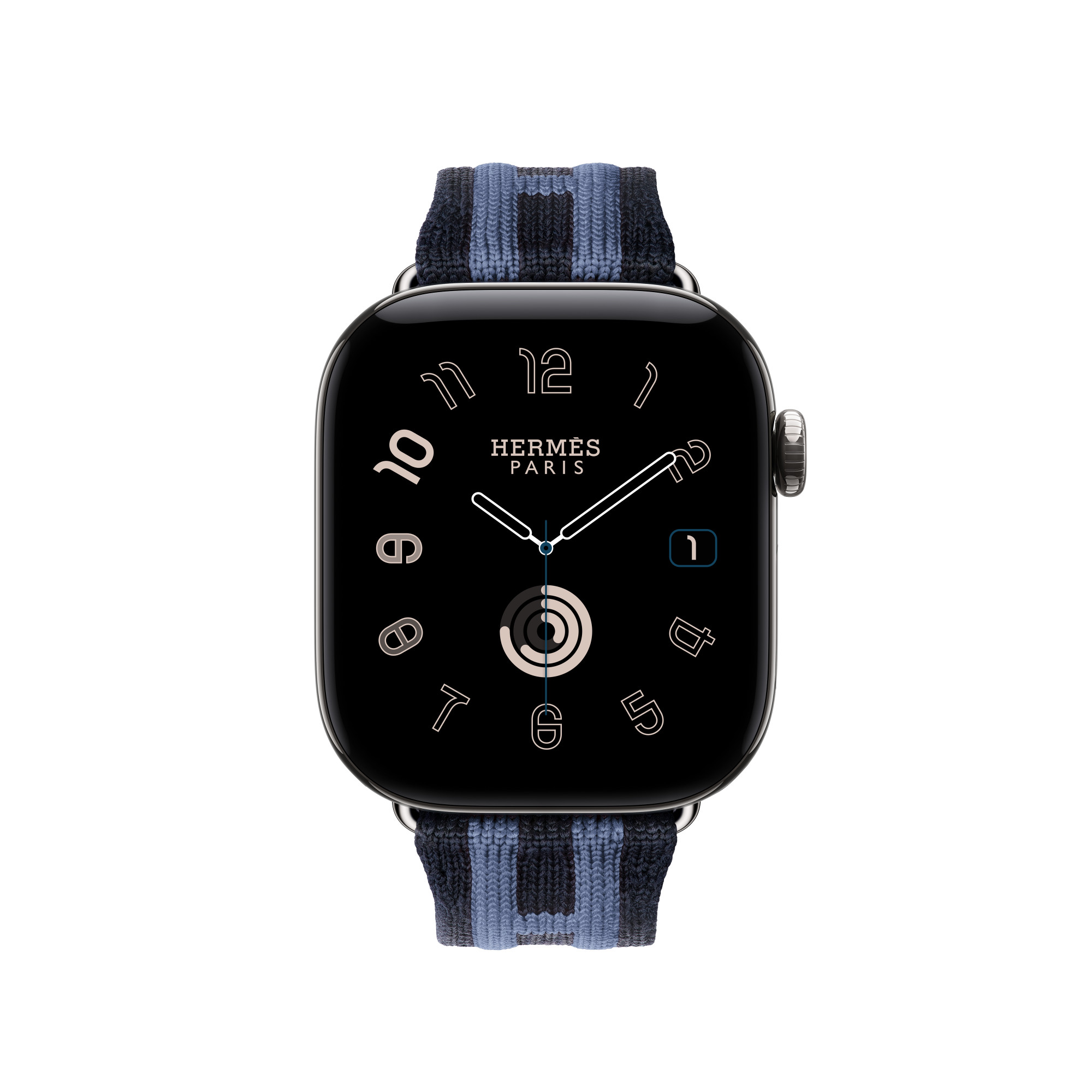 Apple Watch Hermès 42mm Rocabar Club · Bleu Nuit/Bleu Brighton · Image 3