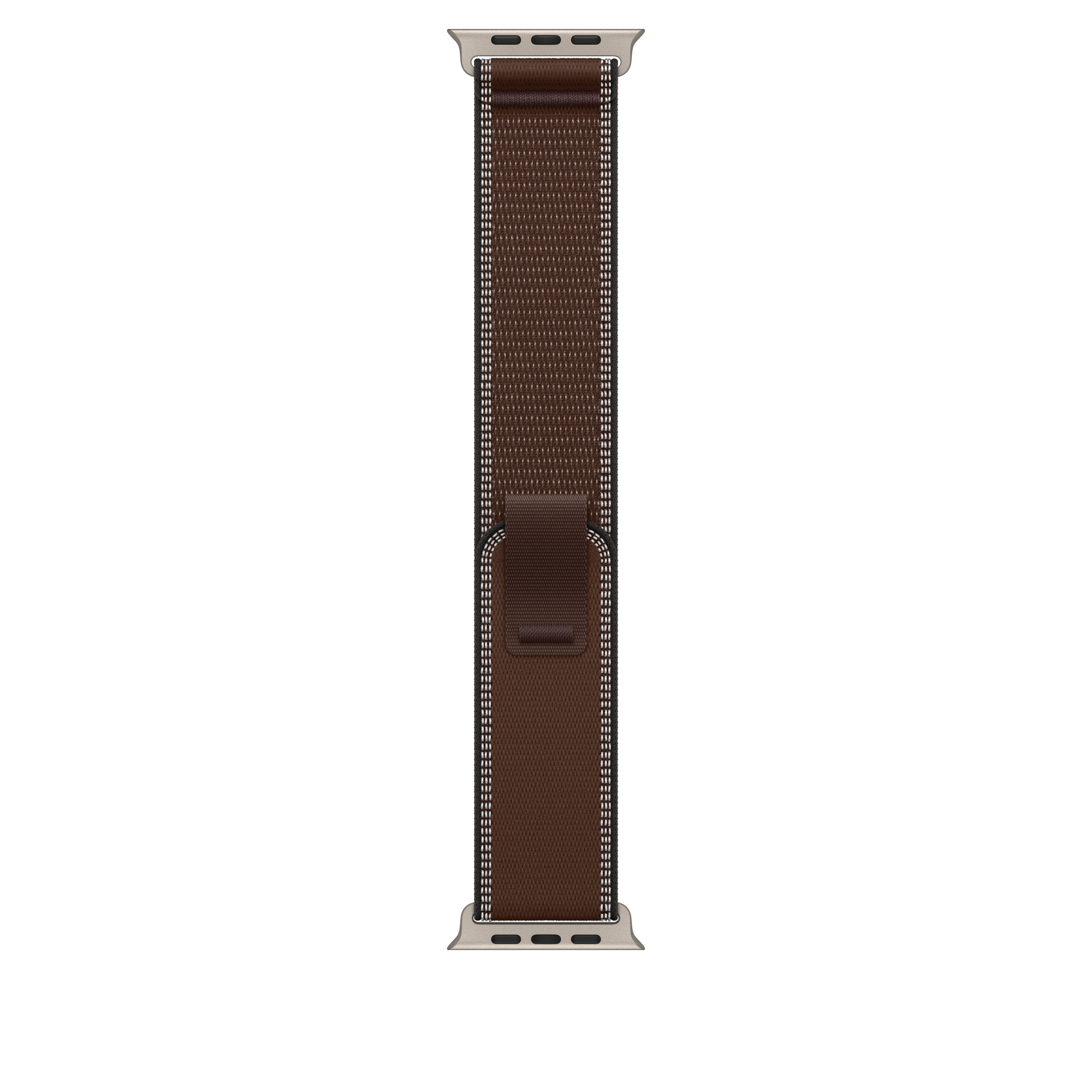 49mm Dark Umber Trail Loop - S/M - Natural Titanium Finish