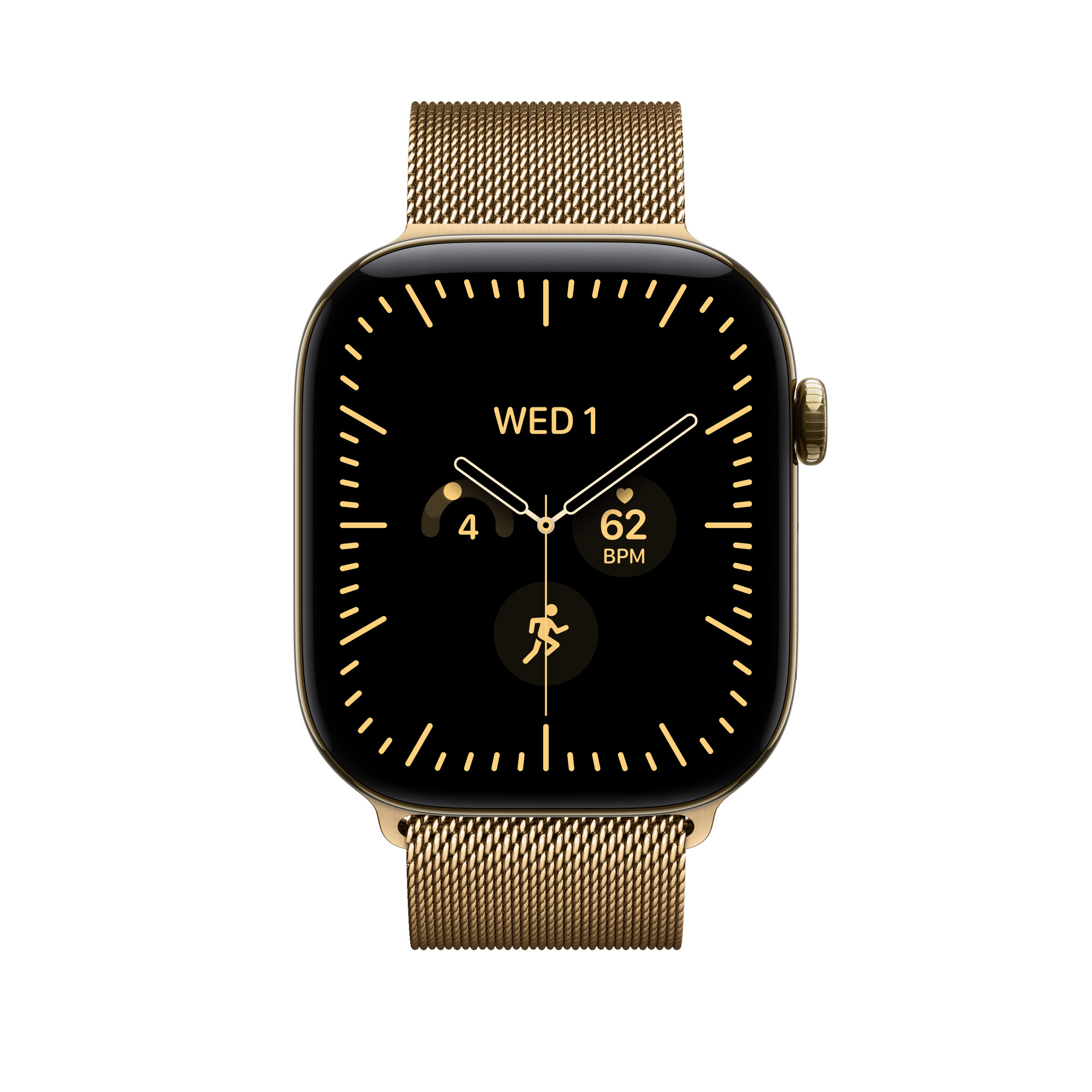 46mm Radiant Gold Milanese Loop - S/M