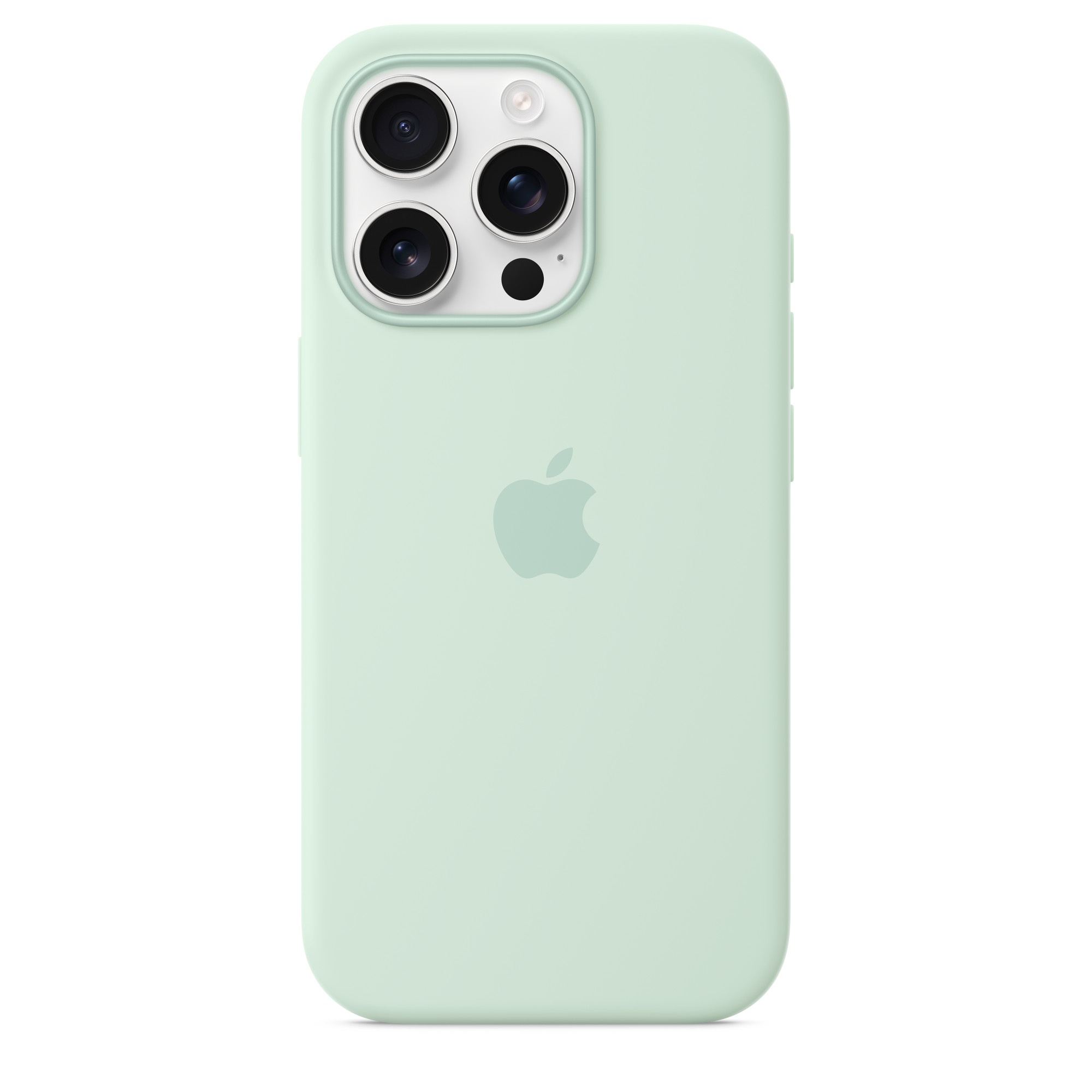 iPhone 16 Pro Silicone Case with MagSafe – Aquamarine