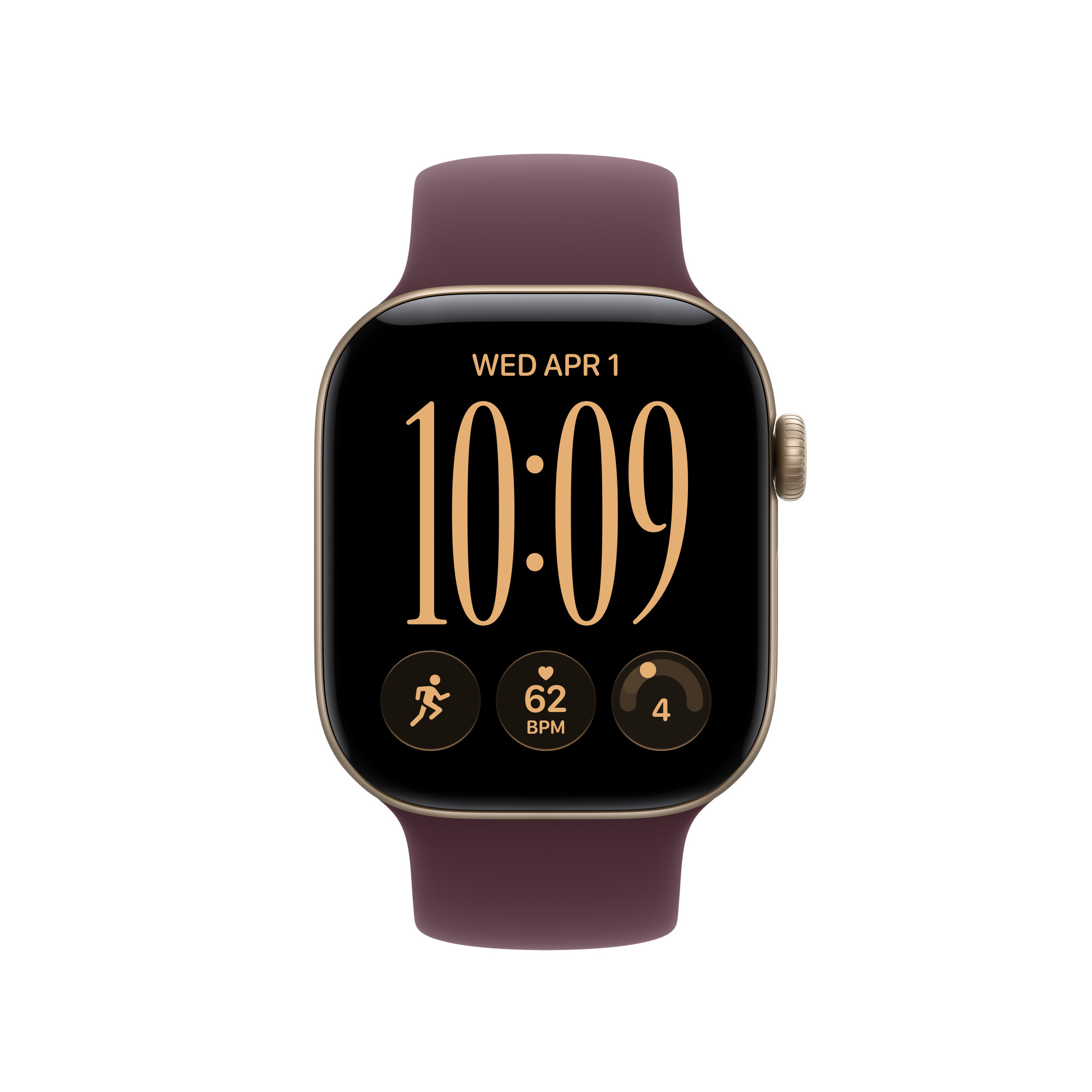 42mm Burgundy Solo Loop - Size 5