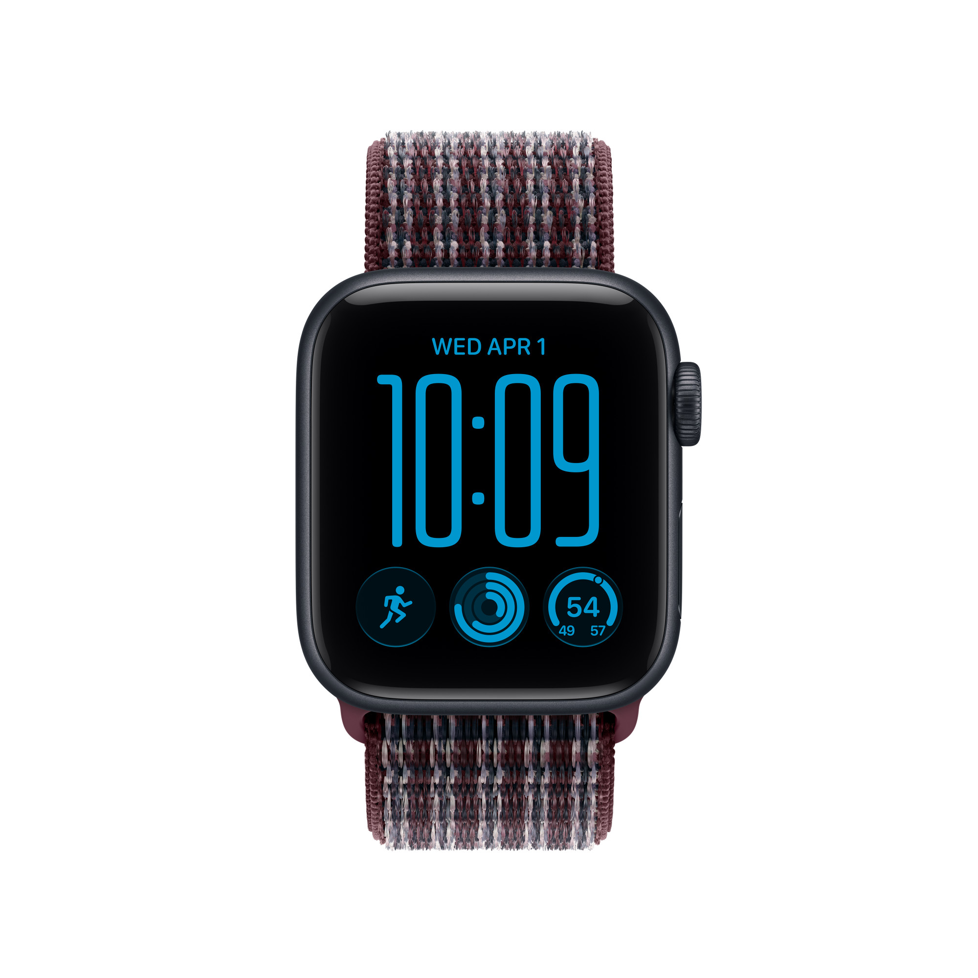 Apple 40mm Sport Loop · Burgundy Plaid · Image 3