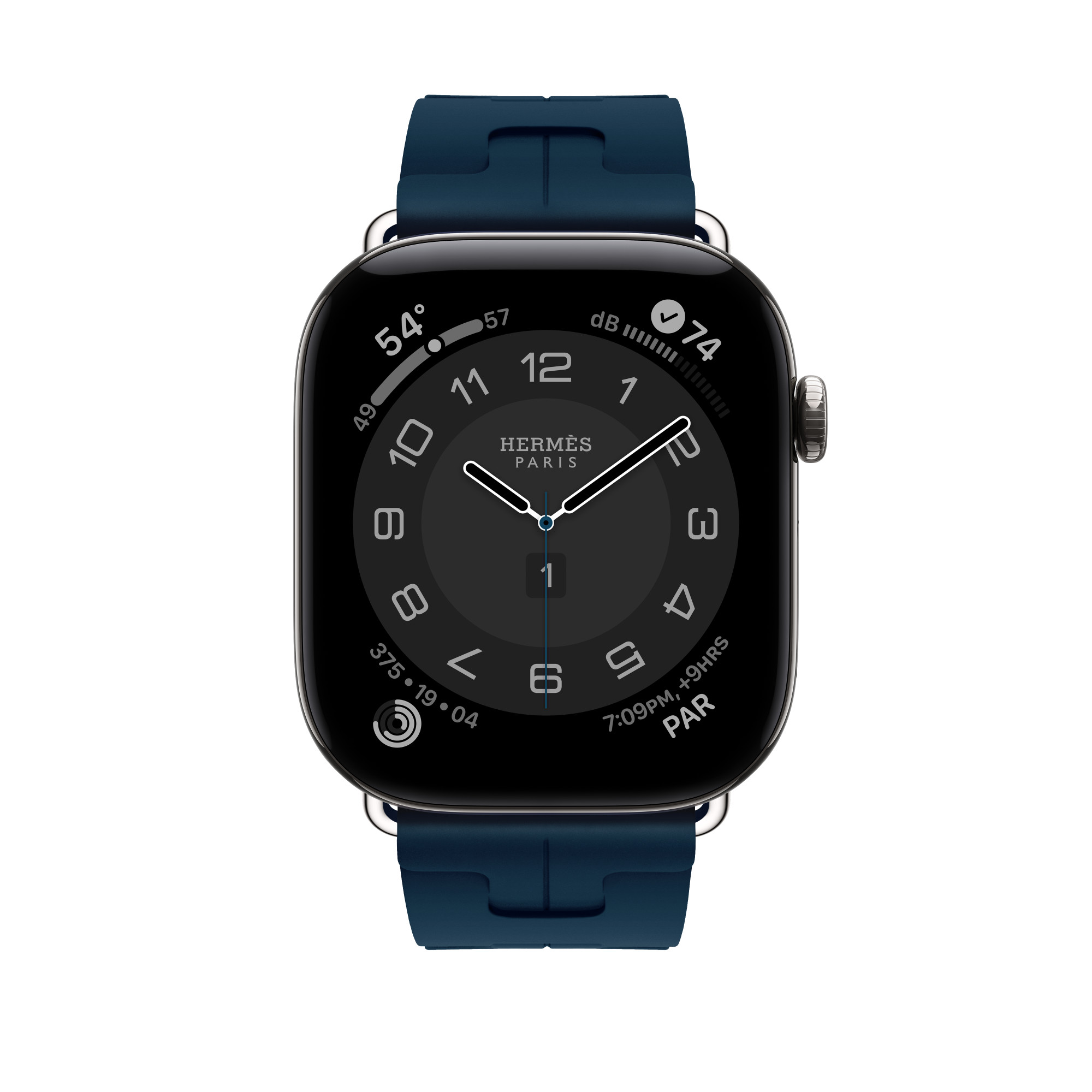 Apple Watch Hermès 46mm Kilim Single Tour · Bleu De Malte · Image 3