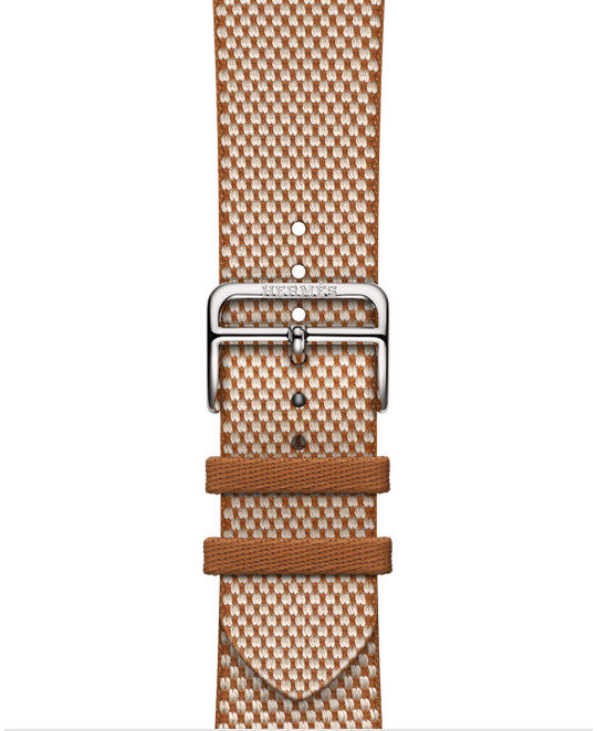 Apple Watch Hermès - 42mm Gold/Écru Toile H Single Tour