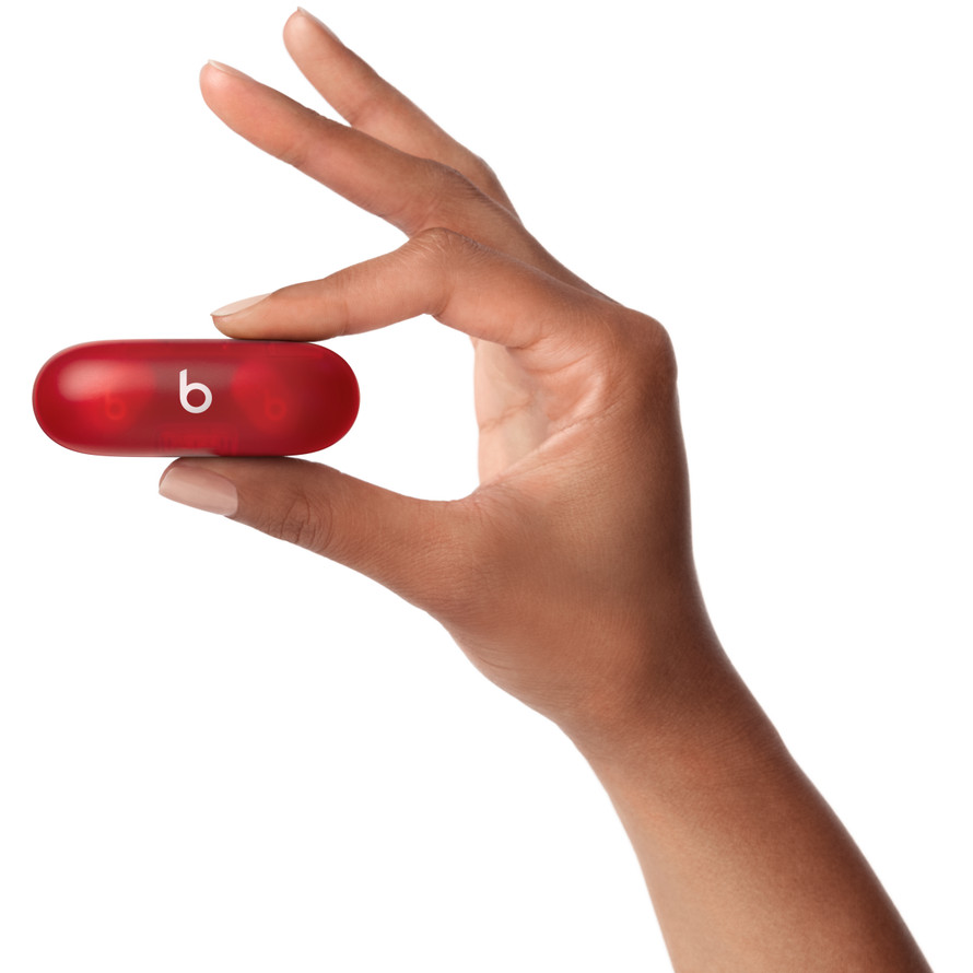 Beats Solo Buds — True Wireless Earbuds — Transparent Red
