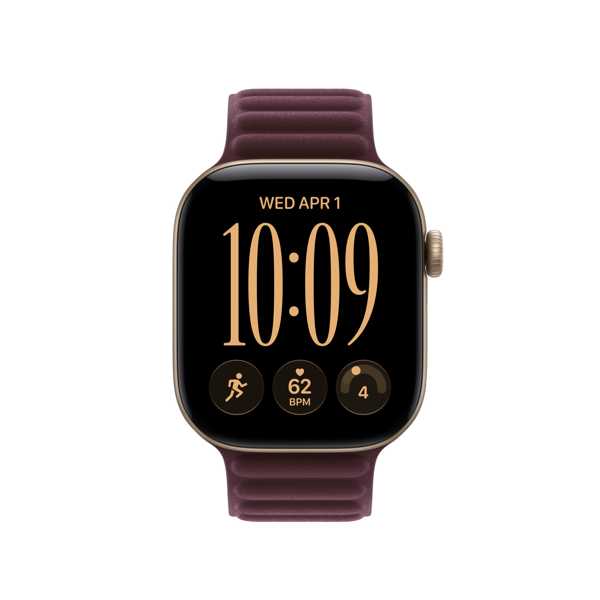 42mm Burgundy Magnetic Link - M/L