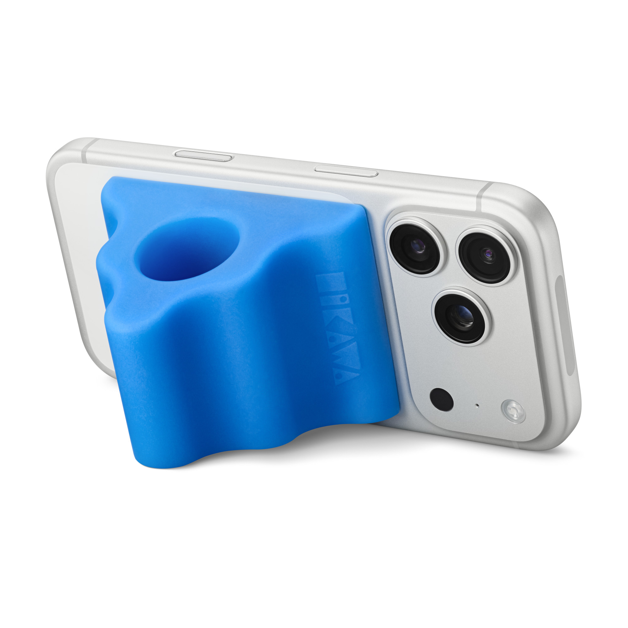 Hikawa Grip & Stand for iPhone (MagSafe Compatible) - Glow Blue