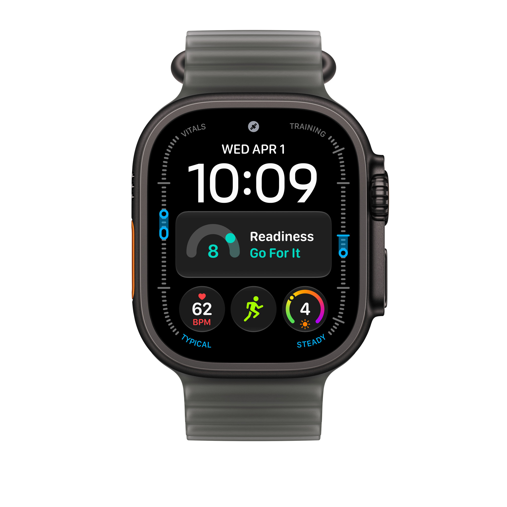 Apple 49mm Ocean Band · Translucent Black · Image 3