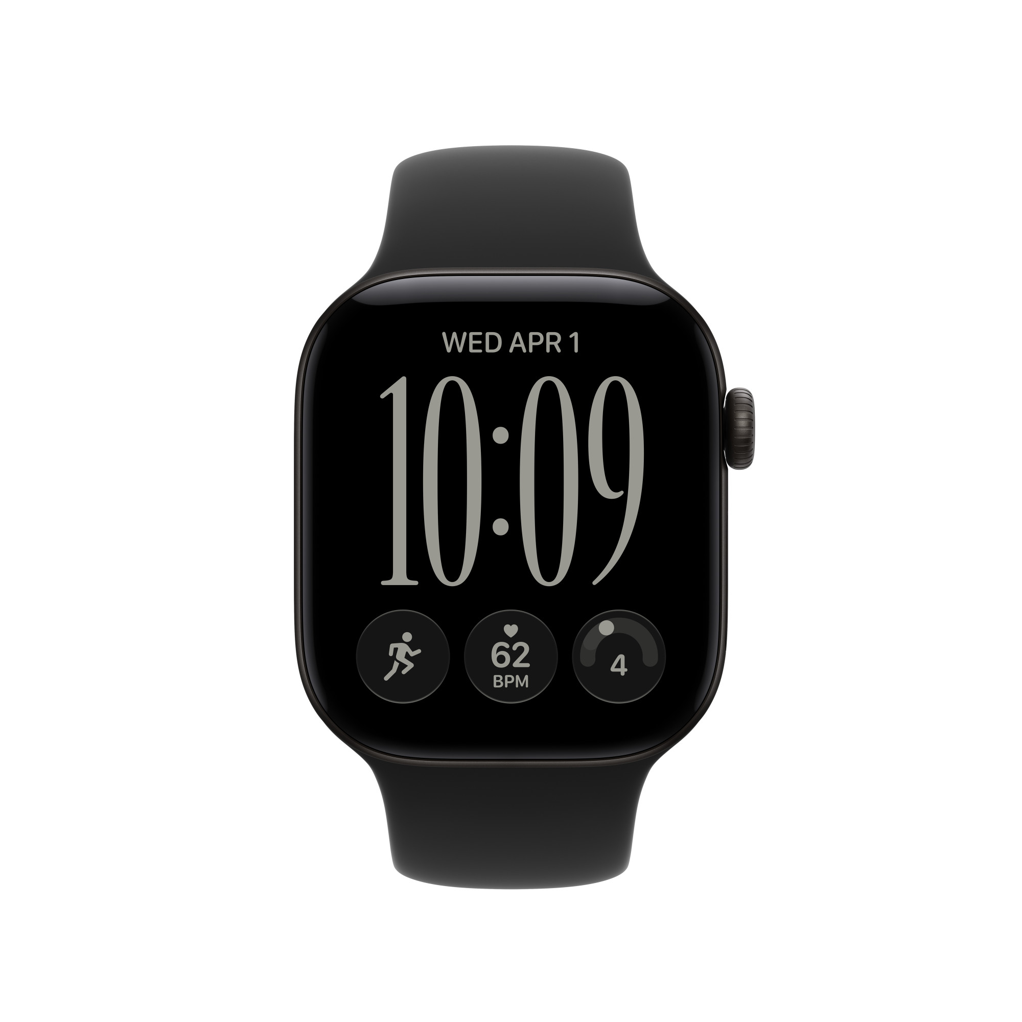 Apple 42mm Sport Band · Black · Image 3
