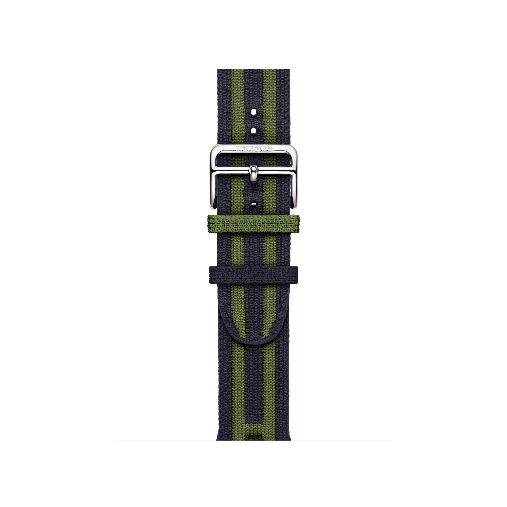 Apple Watch Hermès - 42mm Bleu Nuit/Vert Rocabar Club